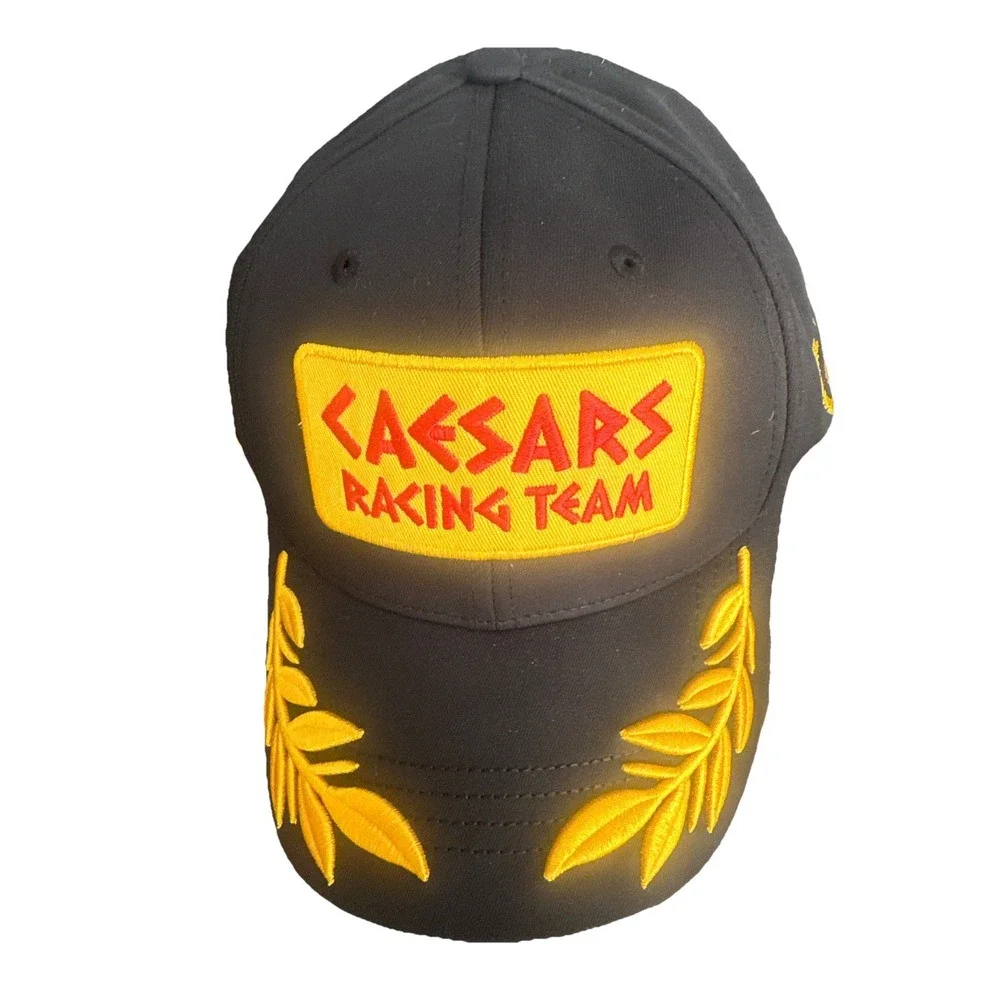 Caesars Palace Racing Team F1 Snapback Hat Las Vegas Retro Throwback Cap Formula